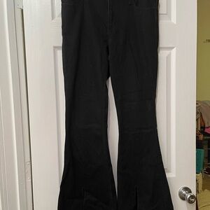 Black Flared Pants